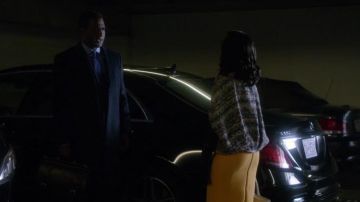 Narciso Rodriguez Lime Scuba Crepe Dress worn by Olivia Pope (Kerry Washington) in Scandal S05E15