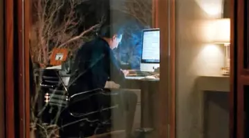 The office chair to David (Liam Neelson) in Chloe