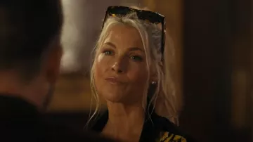 Versace Medusa Deco Sunglasses worn by Angela Norris (Ali Larter) as seen in Landman (S01E09)