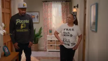 R13 Free Your Mind worn by Regina Upshaw (Kim Fields) as seen in The Upshaws (S06E09)