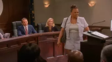 ASTR The Label Mavey Skirt worn by Regina Upshaw (Kim Fields) as seen in The Upshaws (S06E09)