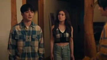 Levis Recrafted Crop Baggy Wide Leg Dad Jeans porté par Kitty (Anna Cathcart) comme on le voit dans XO, Kitty (S02E04)