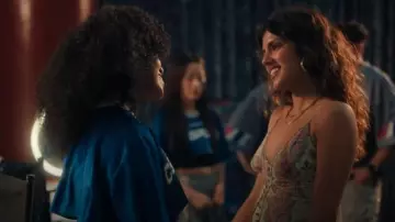 AllSaints Dahlia V-neck Maxi Dress worn by Praveena (Sasha Bhasin) as seen in XO, Kitty (S02E08)