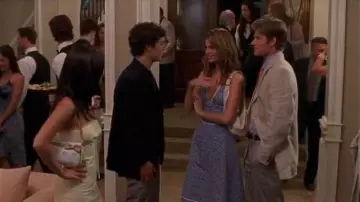 Louis Vuitton Murakami Multicolor Monogram Pouchette Mini Bag worn by Summer Roberts (Rachel Bilson) as seen in The O.C. (S01E06)