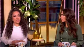 Altuzarra Circo Sweater worn by Sunny Hostin as seen in The View on January 16, 2025