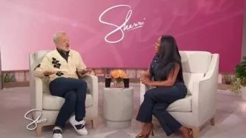 Valentino Calfskin Open Sneakers worn by Graham Norton as seen in Sherri on January 17, 2025