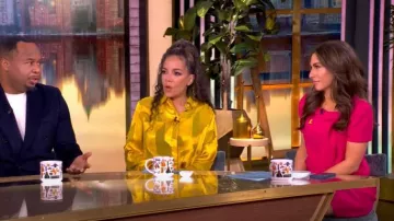 Carolina Herrera Tie Boat Neck Wool Mini Dress worn by Alyssa Farah as seen in The View on January 21, 2025