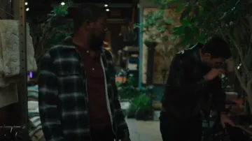 AllSsaints Marley Camisa Chaqueta usada por Ray Cannon (Edwin Hodge) como se ve en FBI: Most Wanted (S06E07)