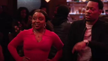 Akira Keep It Simple Midi Dress worn by Janine Teagues (Quinta Brunson) as seen in Abbott Elementary (S04E11)