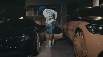 Asics 2160 x Gallery Dept. 'Blue Paint Splatter' usado por Lil Baby en Lil Baby - 99 with Future (Video Musical Oficial)