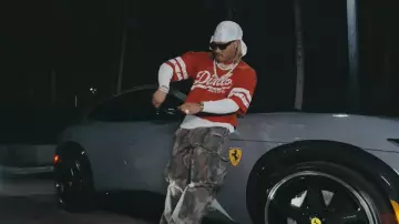 Prada Black & White Trim 'Symbole' Sunglasses (PR06YS) worn by Future in Lil Baby - 99 with Future (Official Music Video)