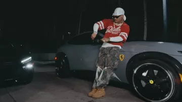 424 Pantalones Cargo Ripstop de Camuflaje Verde usados por Future en Lil Baby - 99 with Future (Video Musical Oficial)