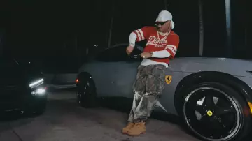 424 Green Camo Ripstop Cargo Pants worn by Future in Lil Baby - 99 with Future (Official Music Video)