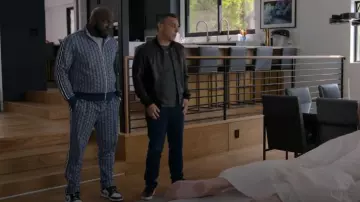 Lacoste Men's Paris Zip-Up Track Jacket worn by Ray (Omar J. Dorsey) as seen in Bookie (S02E07)