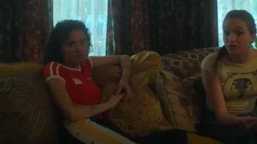 Iets Frans... Soccer Stripe Ringer Baby Tee worn by Alex (Francesca Noel) as seen in Goosebumps (S02E07)