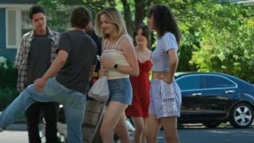 Short en jean Ramy Brook Helena porté par Cece Brewer (Jayden Bartels) comme on le voit dans Chair de poule (S02E08)