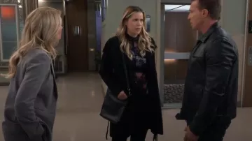 Ted Baker Neeveh Top worn by  Sasha Gilmore (Sofia Mattsson) as seen in General Hospital on January 10, 2025