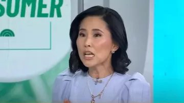 Collier de perles de culture d’eau douce Pandora ME Slim Treated porté par Vicky Nguyen comme on le voit dans Today le 27 janvier 2025