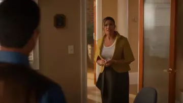 Teresa Maria Widuch Citrino Jacket Wool Jacket worn by Marion Alba (Gina Rodriguez) as seen in Will Trent (S03E04)
