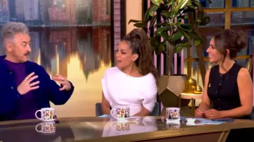 Rag & Bone Irina Button Front Vest worn by Alyssa Farah as seen in The View on January 28, 2025