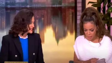 Veronica Beard Miller Dickey Jacket worn by Gretchen Whitmer as seen in The View on January 28, 2025