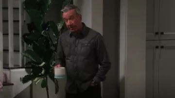 Ralph Lauren RRL Harvest Long-Sleeve Cotton Shirt worn by Matt (Tim Allen) as seen in Shifting Gears (S01E03)
