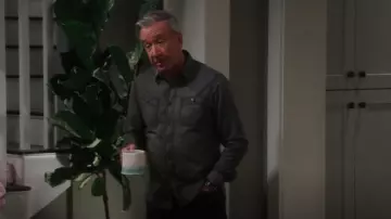Ralph Lauren RRL Harvest Long-Sleeve Cotton Shirt worn by Matt (Tim Allen) as seen in Shifting Gears (S01E03)