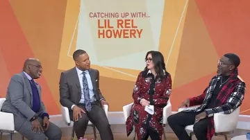 Roku Studio Plaid Wool Overcoat worn by Lil Rel Howery as seen in Today on January 29, 2025