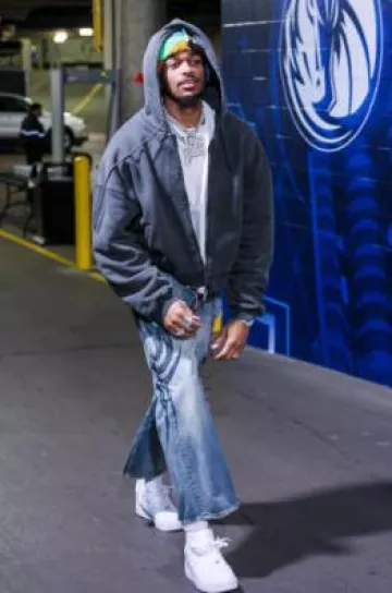 Nike Air Force 1 Low White worn by Paul Jamaine Washington Jr. on the Instagram account @dallasmavs