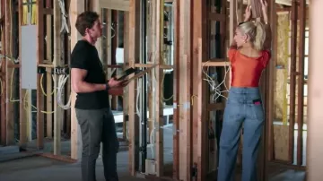 Frame Le Hardy High-Rise Wide-Leg Jeans worn by Heather Rae El Moussa as seen in The Flip Off (S01E01)