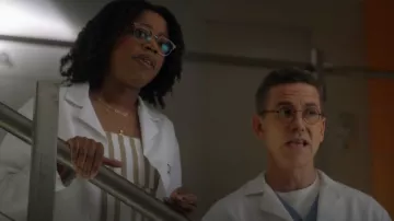 Urban Outfitters Murphy Striped Jumpsuit worn by Kasie Hines (Diona Reasonover) as seen in NCIS (S22E01)