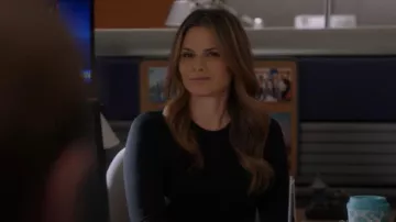 Frame Button-Shoulder Crewneck Sweater worn by Timothy McGee (Sean Murray) as seen in NCIS (S22E07)