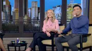 Celine Loose Shirt worn by Kelly Ripa as seen in LIVE with Kelly and Mark on February 3, 2025