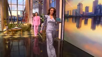 Pantalón de pierna ancha L'Agence Gavin usado por Alyssa Farah visto en The View el 3 de febrero de 2025