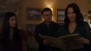 Madewell Printed Silk Mini Dress worn by Alice Dhawan (Sadie Laflamme-Snow) as seen in The Way Home (S03E05)