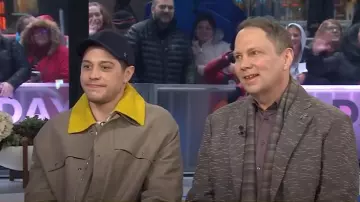 Fendi D-ring Detailing Jacket worn by Pete Davidson as seen in Today on January 31, 2025
