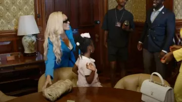 Chanel Paris-Venice Ca D'Oro Flap Bag Quilted Lambskin Medium worn by Karen Huger as seen in The Real Housewives of Potomac (S09E17)