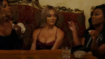 Nb Luxe Crystal Corset Gown worn by Ashley Darby as seen in The Real Housewives of Potomac (S09E17)