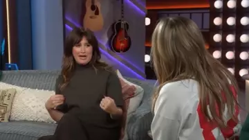 Khaite Mayu Skirt worn by Ashley Tisdale as seen in The Kelly Clarkson Show on February 3, 2025