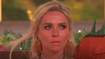 Fendi Women's Earrings Fendi Plexiglas Pink worn by Gabby Allen as seen in Love Island: All Stars (S02E09)
