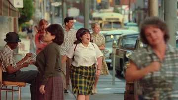 White Blouse and Yellow Plaid Skirt worn by Tracy Turnblad (Nikki Blonsky) in Hairspray