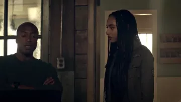 Chaser Vintage Canvas Military Jacket in Safari worn by Natalie Irons (Tayler Buck) as seen in Superman & Lois (S04E03)