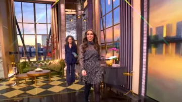 Gabriela Hearst Ianthe Flare Pant worn by Sunny Hostin as seen in The View on February 6, 2025