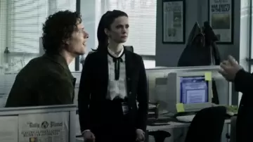 Nili Lotan Bertille Shirt worn by Lois Lane (Bitsie Tulloch) as seen in Superman & Lois (S04E07)