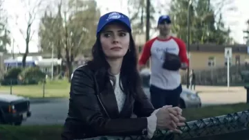 AllSaints Dalby Leather Jacket worn by Lois Lane (Bitsie Tulloch) as seen in Superman & Lois (S04E07)