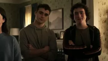 Paul Smith Side Stripe Hoodie worn by Jordan Kent (Alexander Garfin) as seen in Superman & Lois (S04E07)