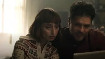 The Great Mini Collar Cardigan worn by Chrissy Beppo (Sofia Hasmik) as seen in Superman & Lois (S04E07)