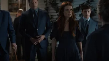 Vestido Staud Swells usado por Maddie Townsend (JoAnna Garcia) como se ve en Sweet Magnolias (T04E04)