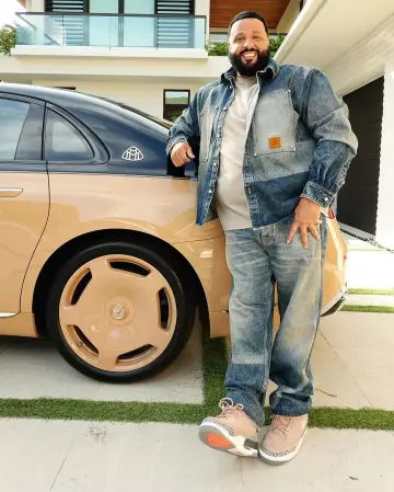 Jordan 3 Retro JTH 'Sand' (F&F) worn by DJ Khaled on the Instagram account @djkhaled