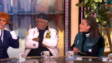 NFL Philadelphia Eagles Jalen Hurts Midnight Green Off Season worn by Sunny Hostin as seen in The View on February 7, 2025